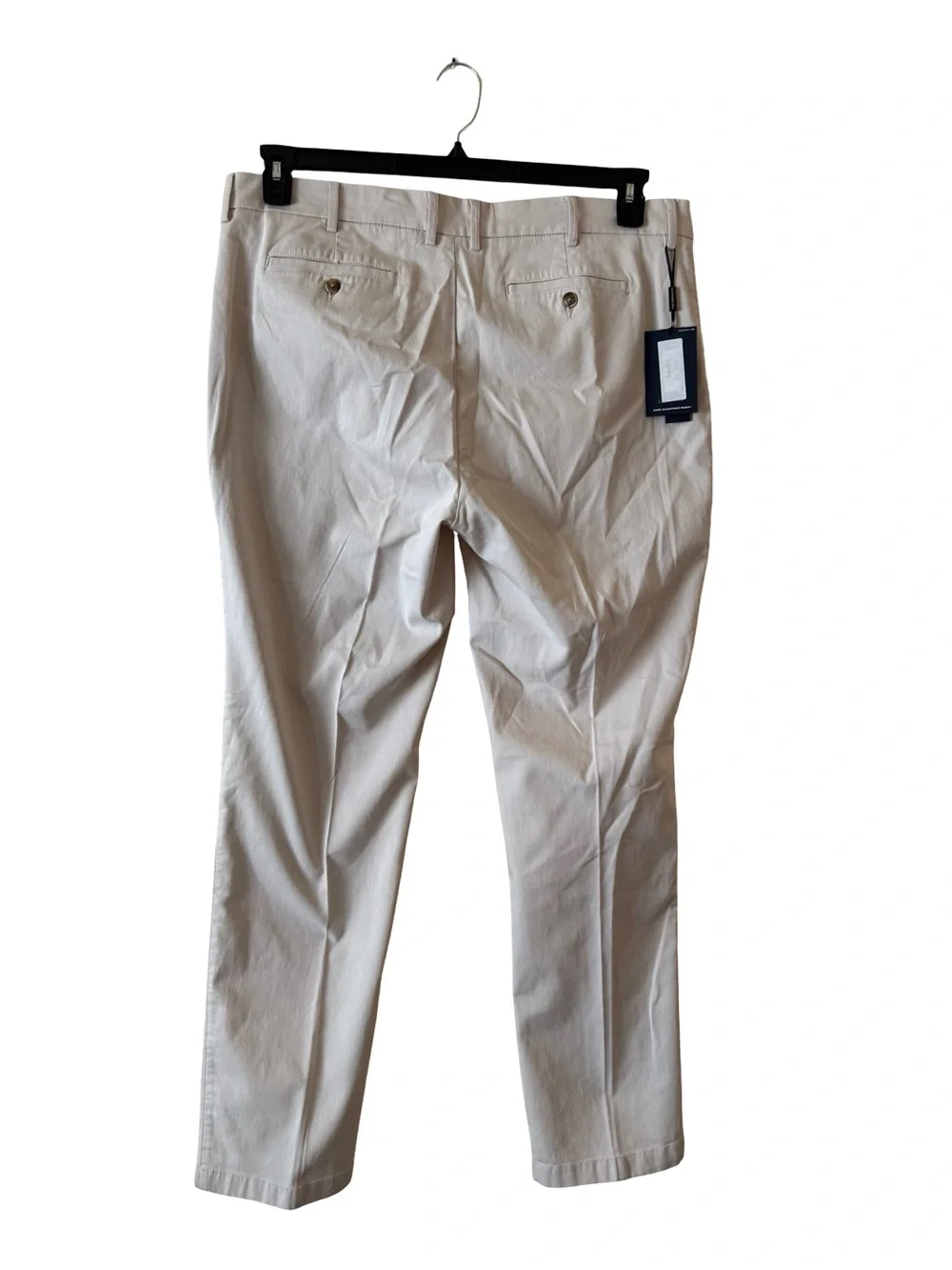 Hart Schaffner Marx Men's Chino Pants 40x32  New York Fit Stretch Ivory NWT $129